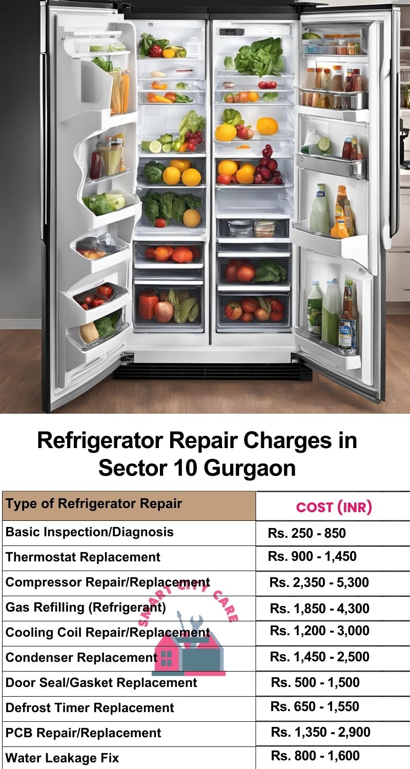 Refrigerator Repair Services Charges in  Sector 10 ,Gurgaon 