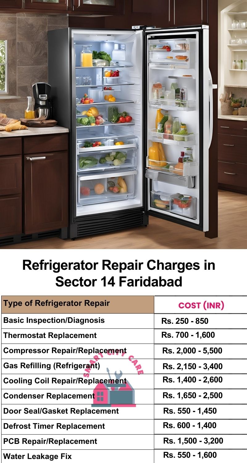 Refrigerator Repair Services Charges in  Sector 14 ,Faridabad 