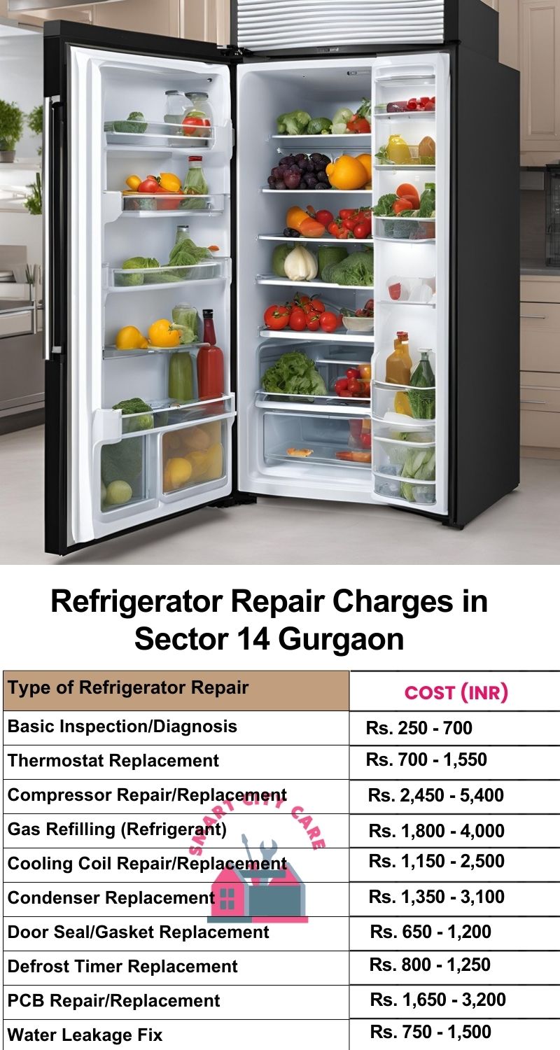 Refrigerator Repair Services Charges in Sector 14 ,Gurgaon