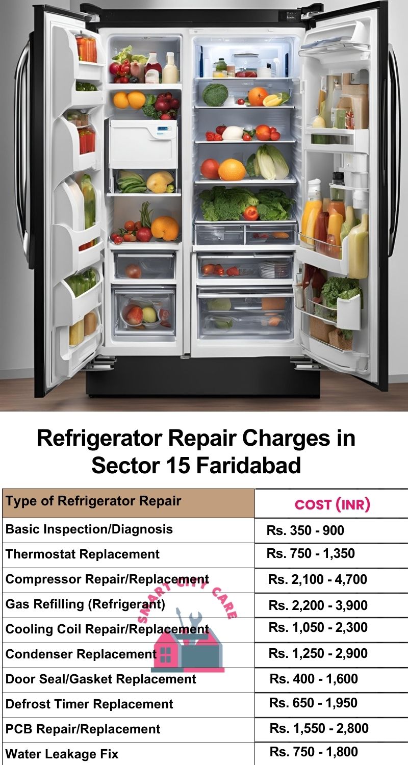 Refrigerator Repair Services Charges in  Sector 15 ,Faridabad 