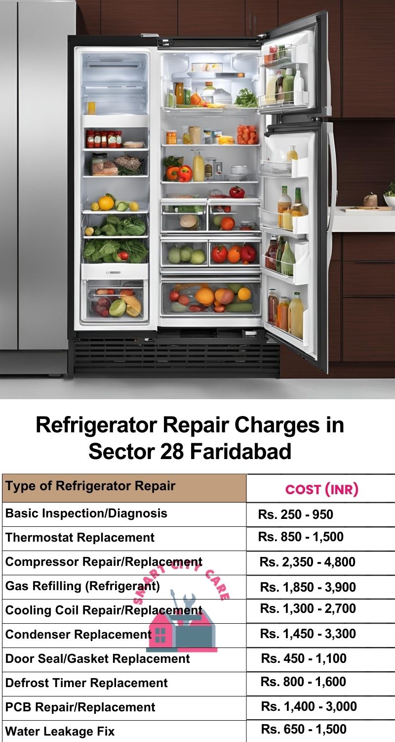 Refrigerator Repair Services Charges in  Sector 28 ,Faridabad 