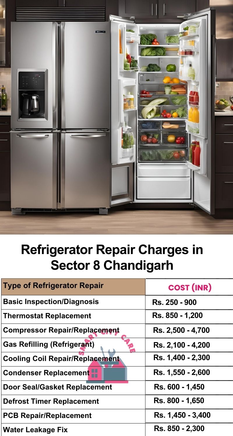 Refrigerator Repair Services Charges in  Sector 8 ,Chandigarh 