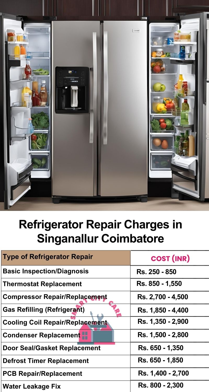 Refrigerator Repair Services Charges in  Singanallur ,Coimbatore 