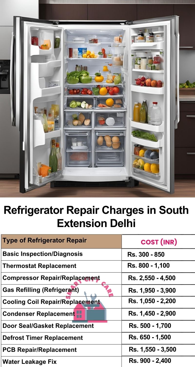 Refrigerator Repair Services Charges in  South Extension ,Delhi 