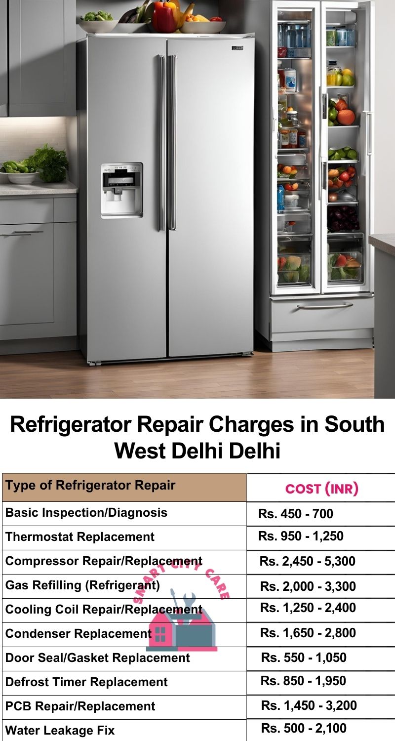 Refrigerator Repair Services Charges in  South West Delhi ,Delhi 