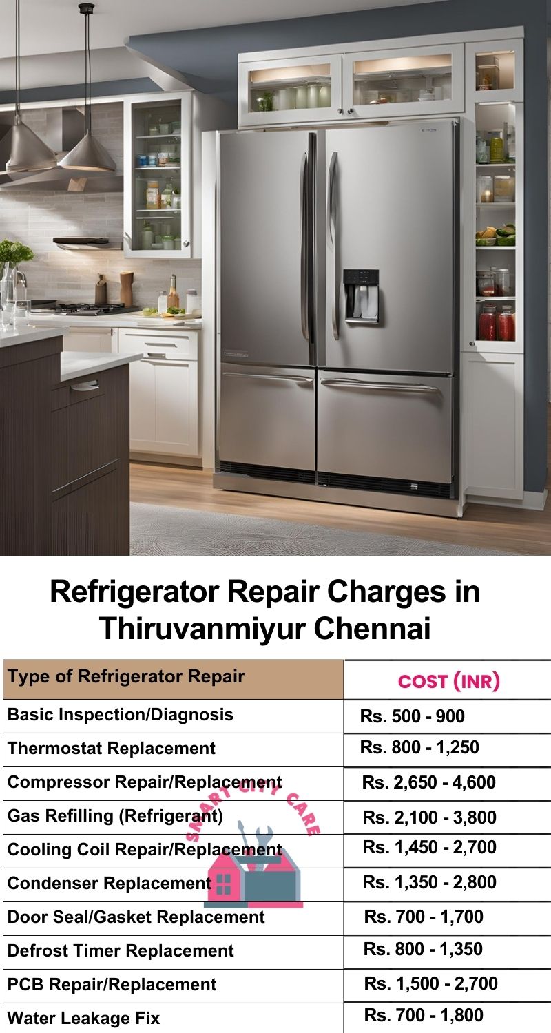 Refrigerator Repair Services Charges in  Thiruvanmiyur ,Chennai 