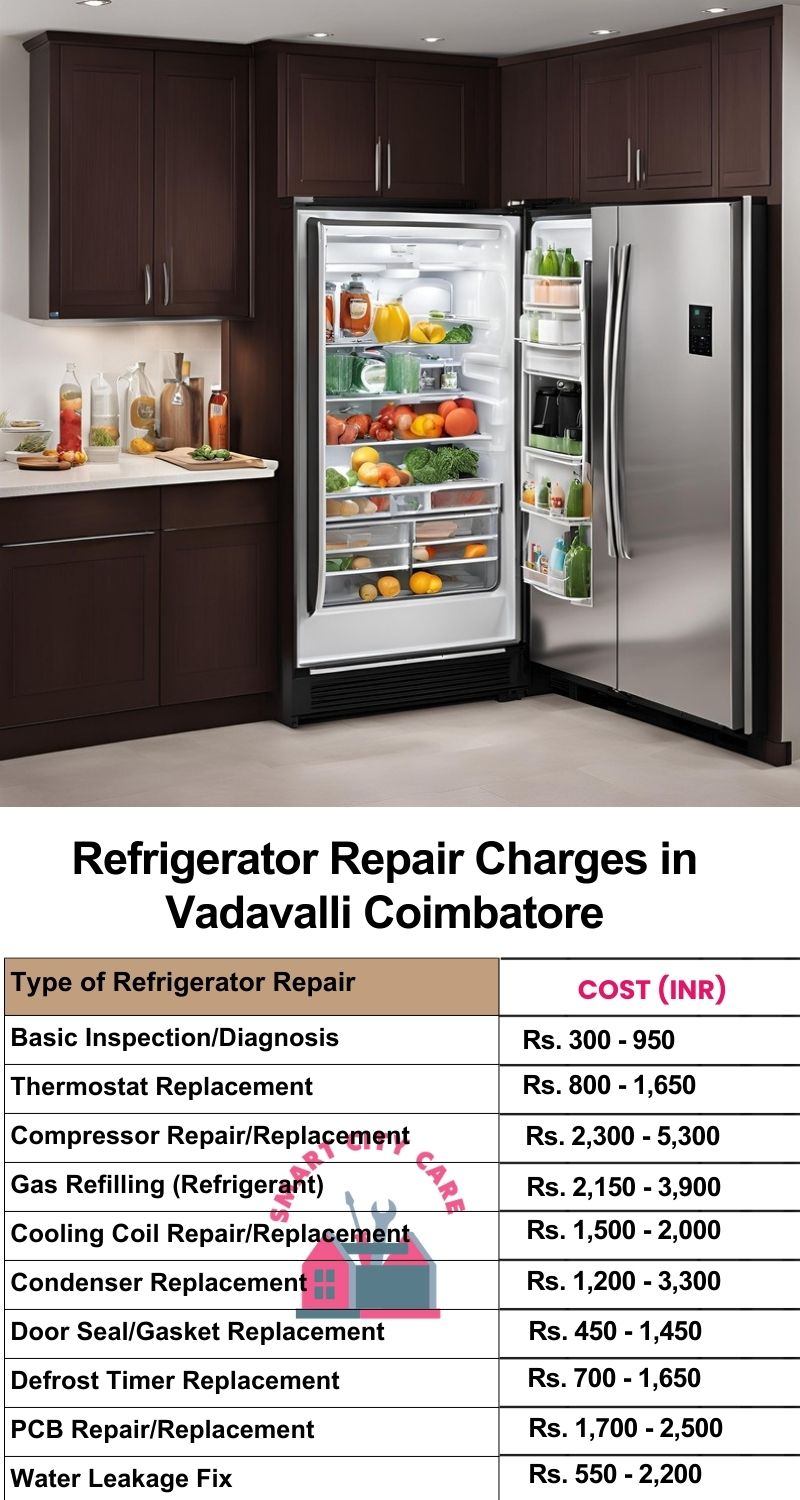 Refrigerator Repair Services Charges in Vadavalli ,Coimbatore