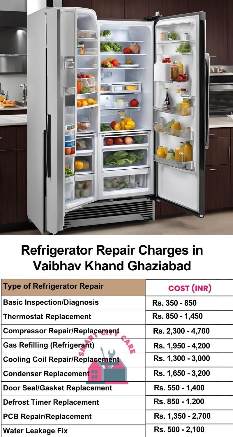 Refrigerator Repair Services Charges in  Vaibhav Khand ,Ghaziabad 