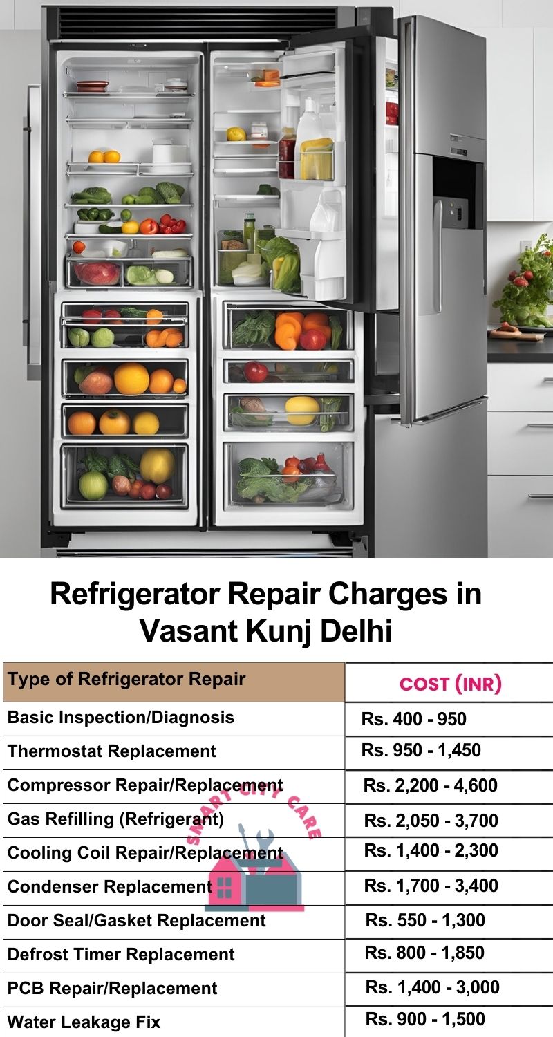 Refrigerator Repair Services Charges in  Vasant Kunj ,Delhi 