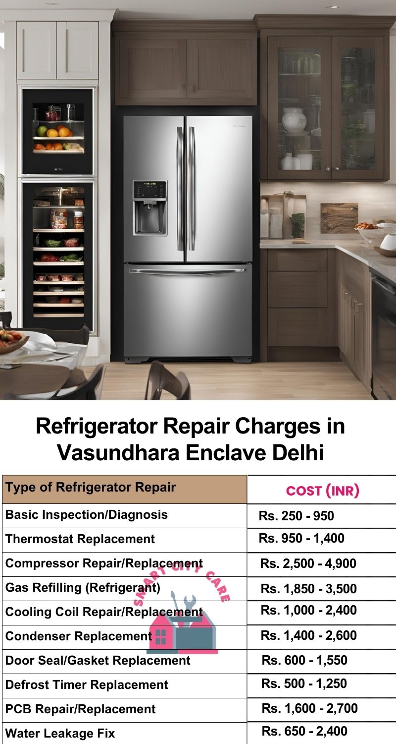 Refrigerator Repair Services Charges in  Vasundhara Enclave ,Delhi 