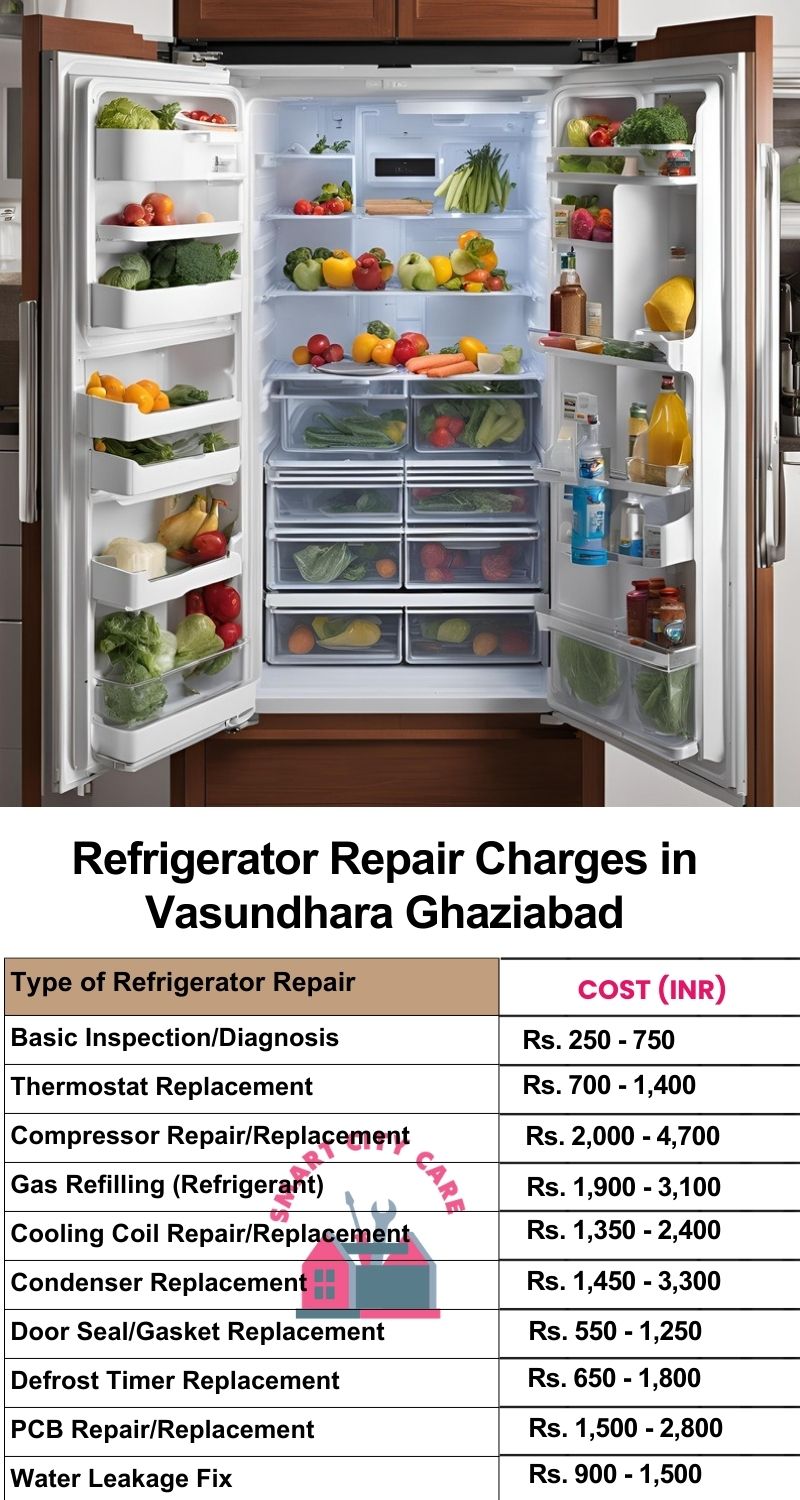 Refrigerator Repair Services Charges in  Vasundhara ,Ghaziabad 