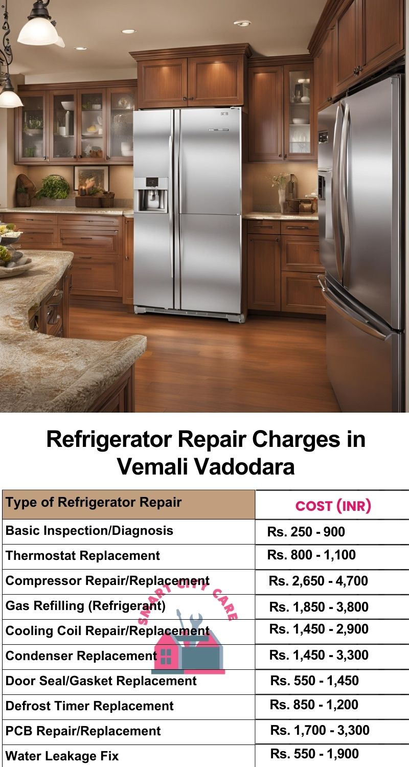 Refrigerator Repair Services Charges in  Vemali ,Vadodara 