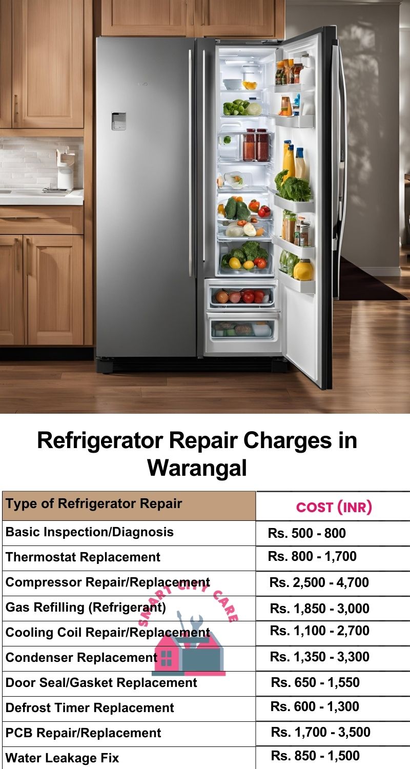 Refrigerator Repair Services Charges in Warangal