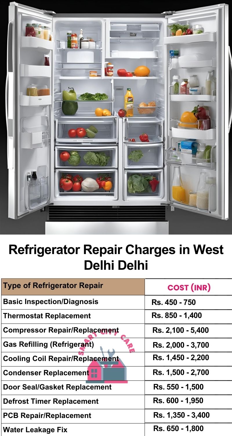 Refrigerator Repair Services Charges in  West Delhi ,Delhi 