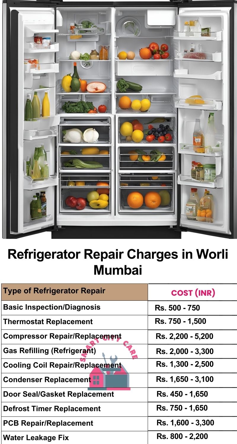 Refrigerator Repair Services Charges in  Worli ,Mumbai 