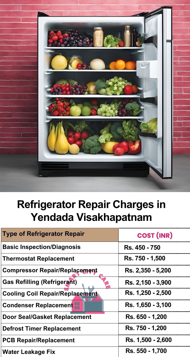 Refrigerator Repair Services Charges in  Yendada ,Visakhapatnam 