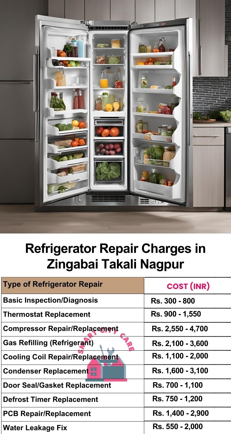 Refrigerator Repair Services Charges in  Zingabai Takali ,Nagpur 