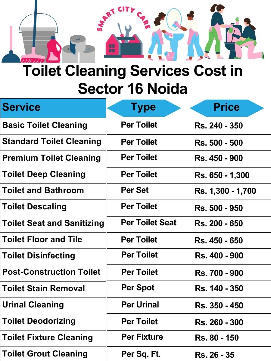 Toilet cleaning services price list in Sector 126, Noida