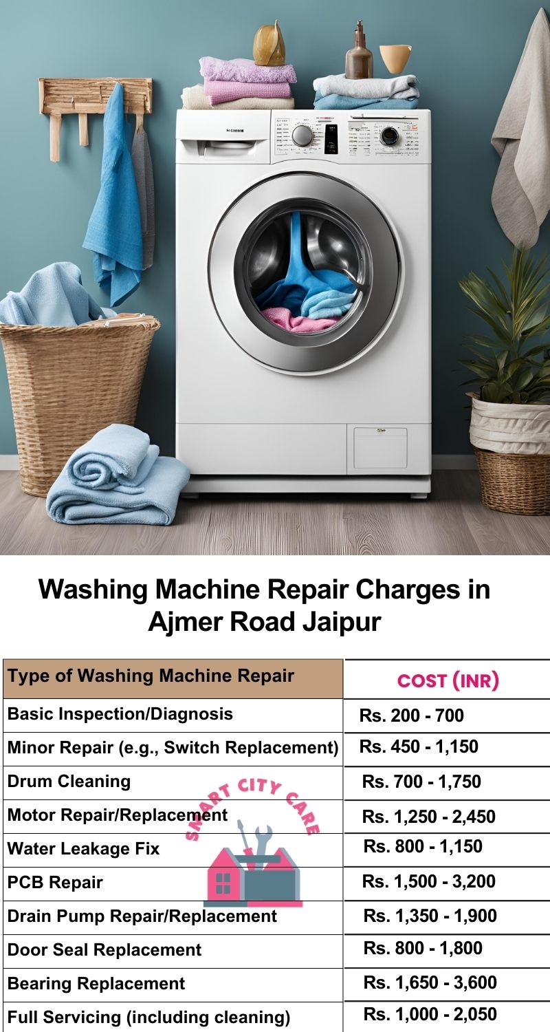 Washing Machine Repair Services Charges in Ajmer Road ,Jaipur