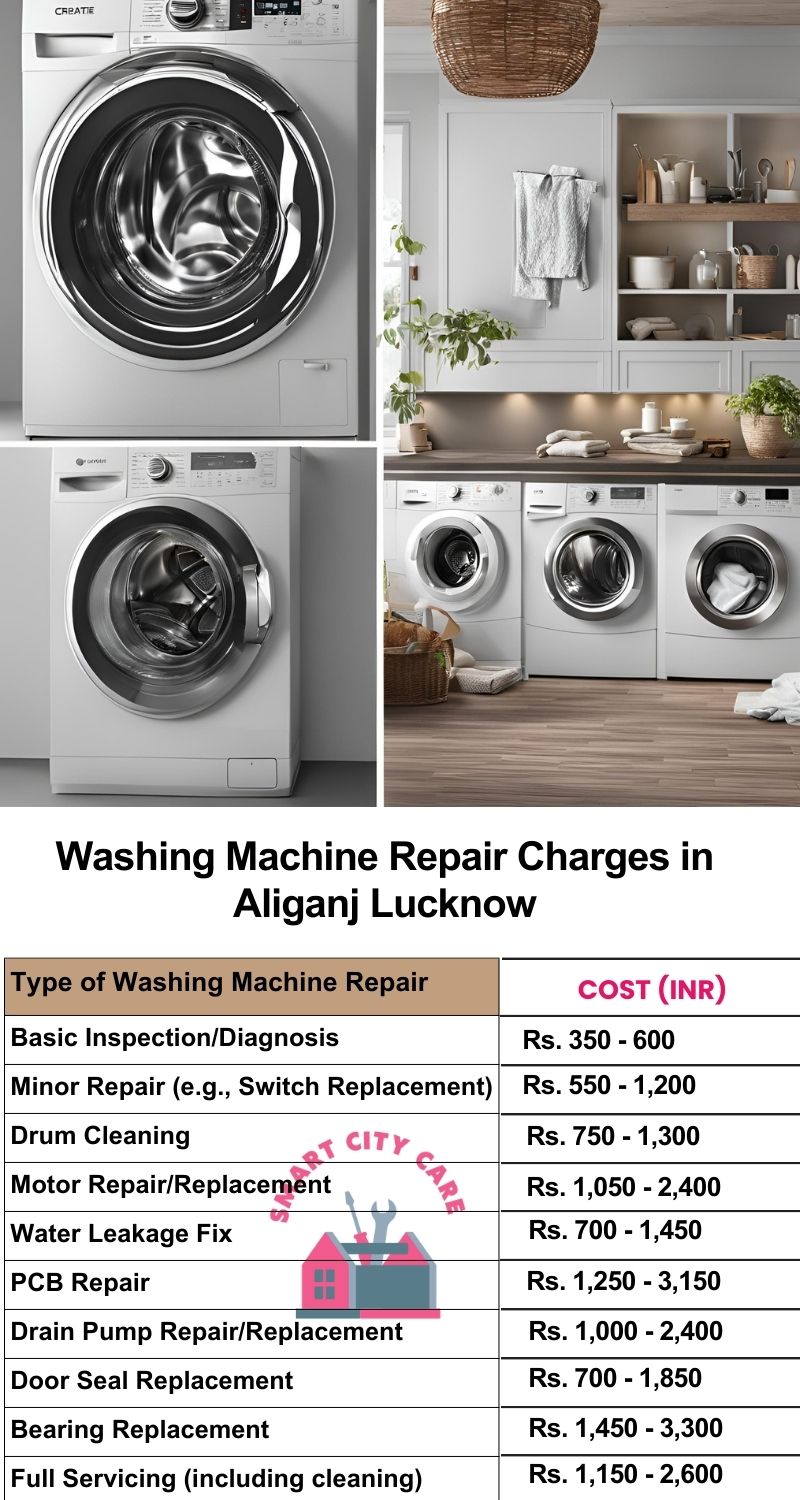 Washing Machine Repair Services Charges in Aliganj ,Lucknow