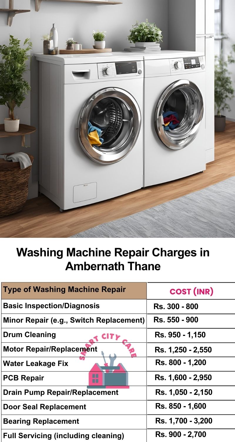 Washing Machine Repair Services Charges in Ambernath ,Thane