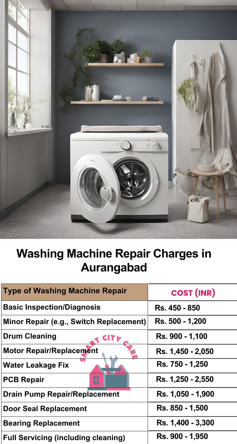 Washing Machine Repair Services Charges in Aurangabad