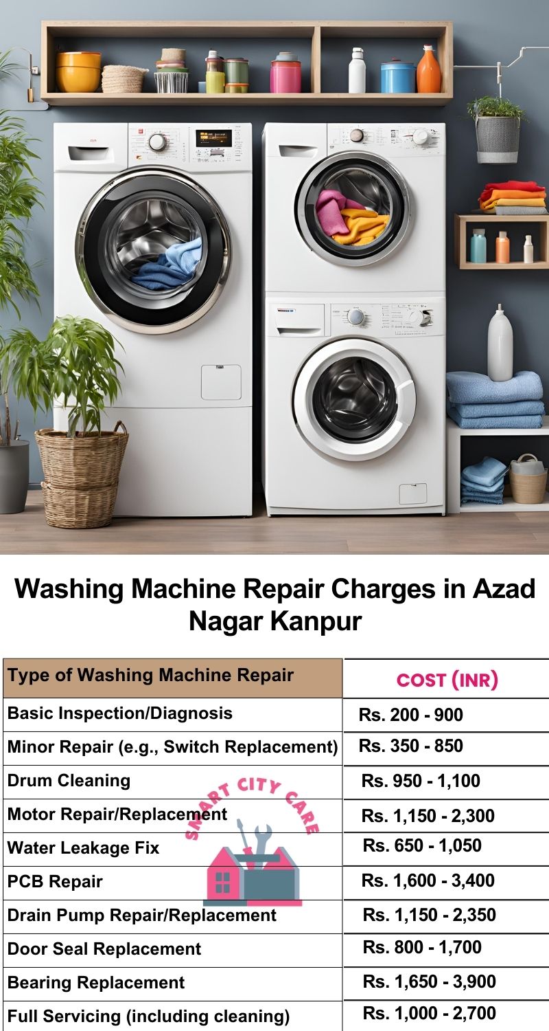 Washing Machine Repair Services Charges in  Azad Nagar ,Kanpur 