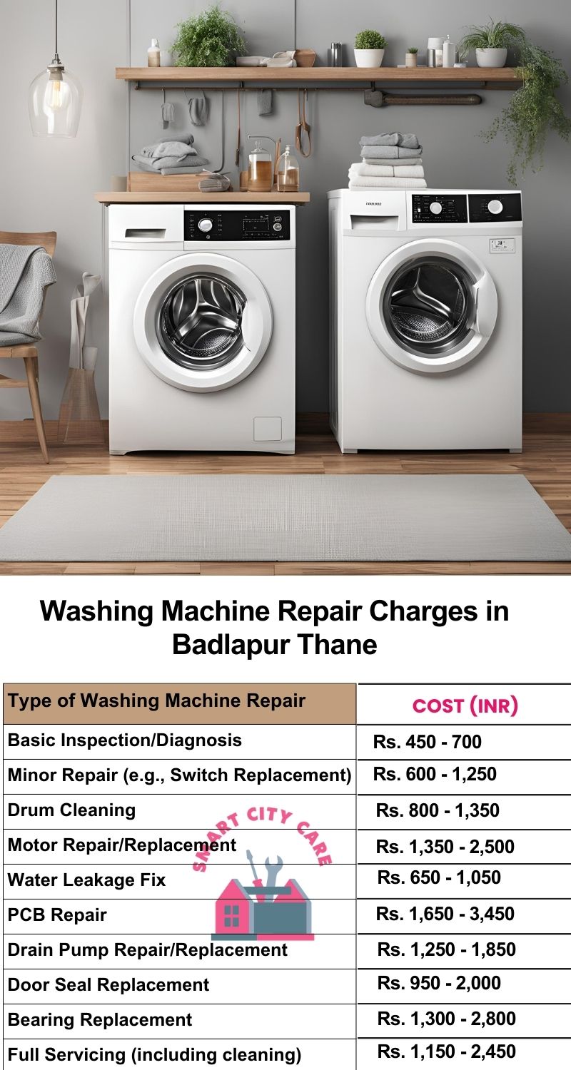 Washing Machine Repair Services Charges in Badlapur ,Thane