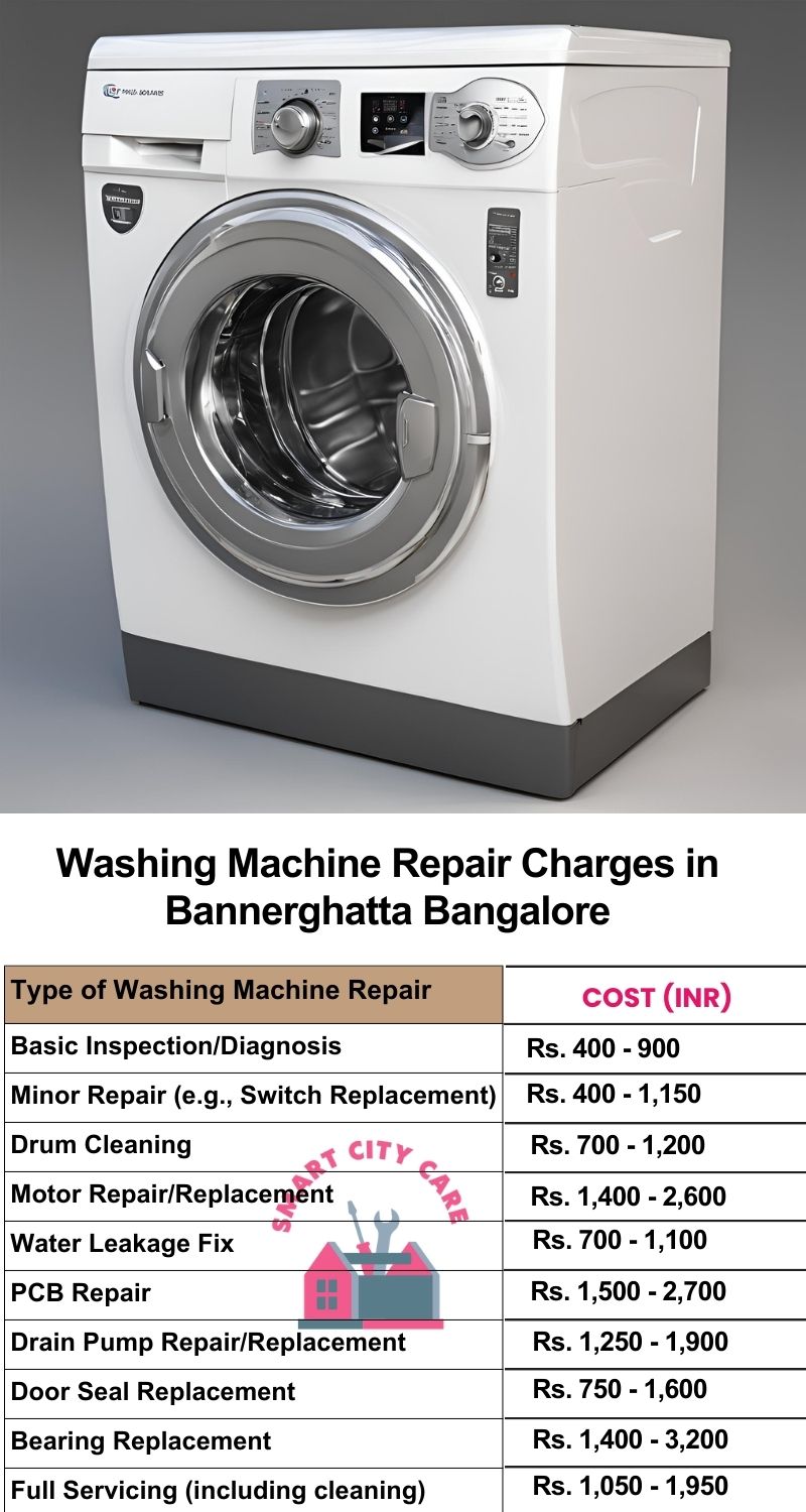 Washing Machine Repair Services Charges in  Bannerghatta ,Bangalore 