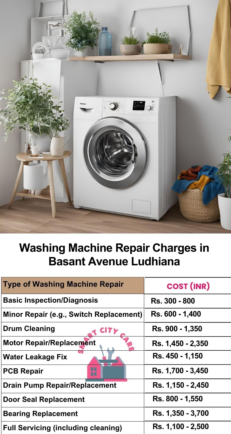 Washing Machine Repair Services Charges in  Basant Avenue ,Ludhiana 