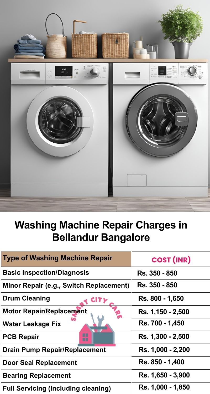 Washing Machine Repair Services Charges in  Bellandur ,Bangalore 