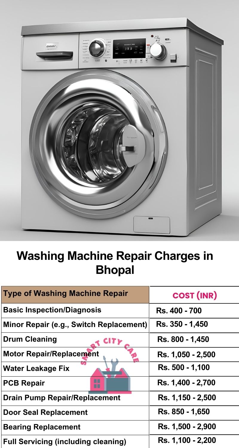 Washing Machine Repair Services Charges in Bhopal