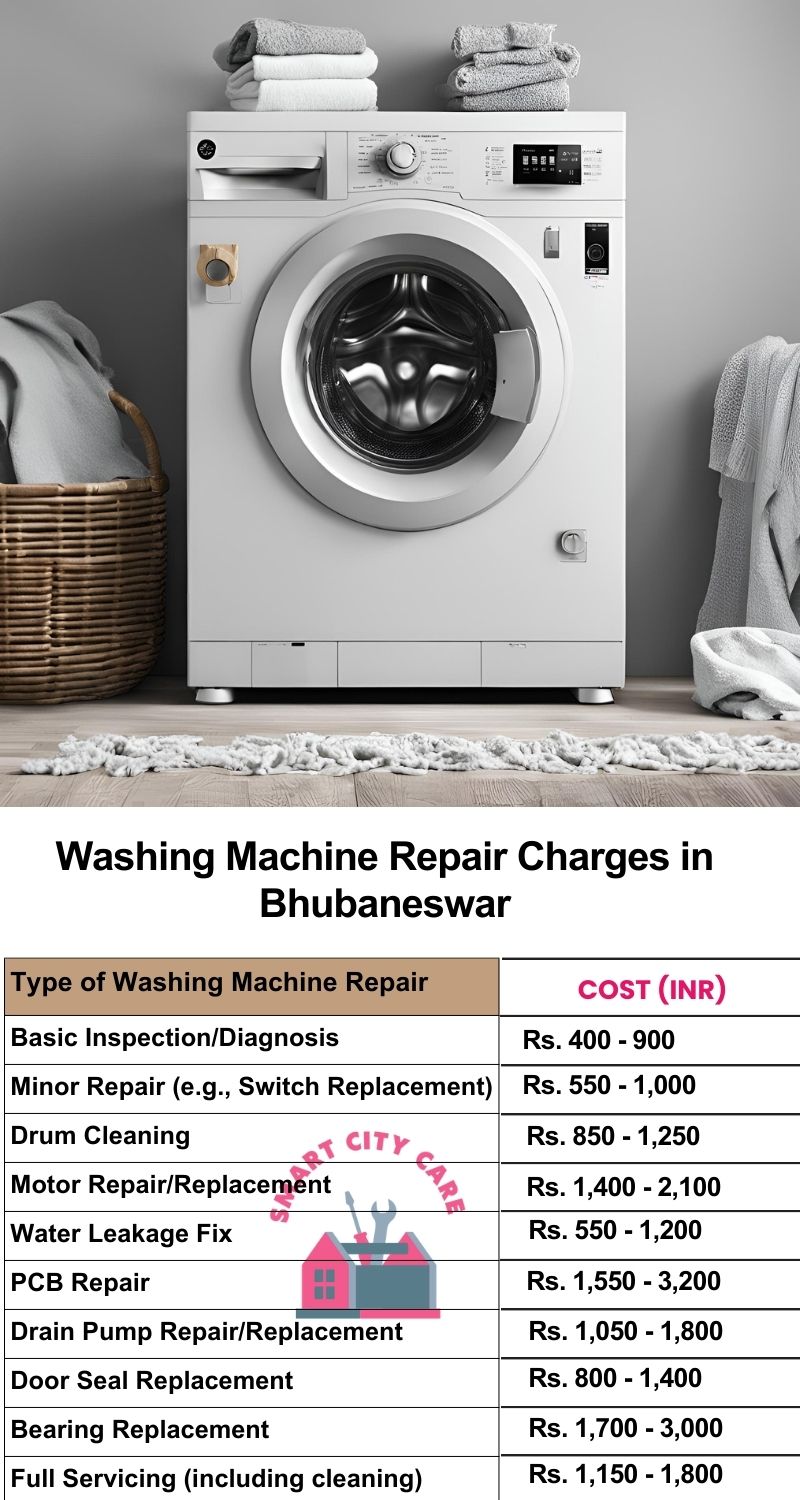 Washing Machine Repair Services Charges in Bhubaneswar