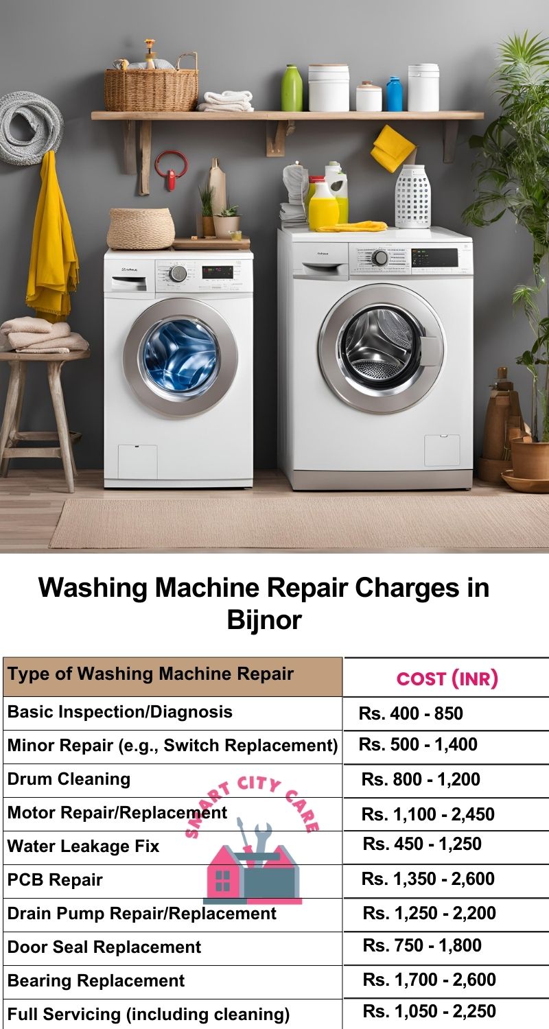 Washing Machine Repair Services Charges in Bijnor