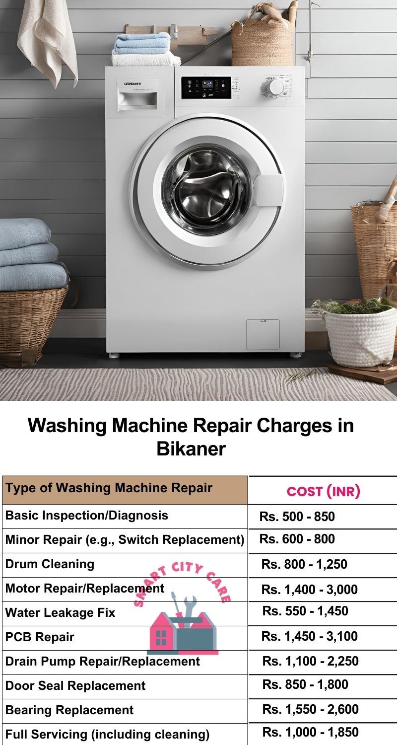 Washing Machine Repair Services Charges in Bikaner