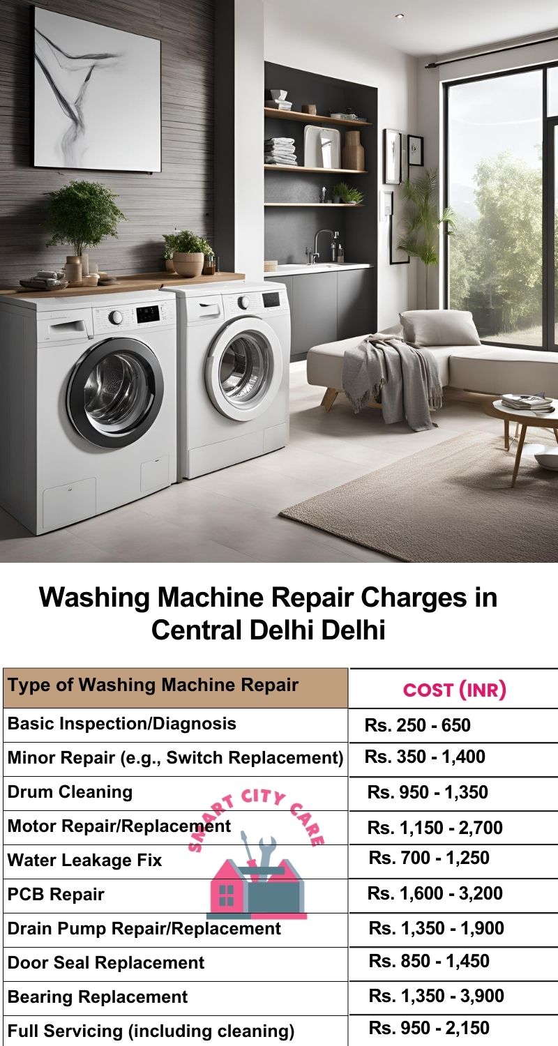 Washing Machine Repair Services Charges in  Central Delhi ,Delhi 