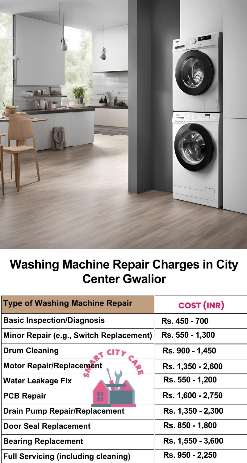 Washing Machine Repair Services Charges in  City Center ,Gwalior 