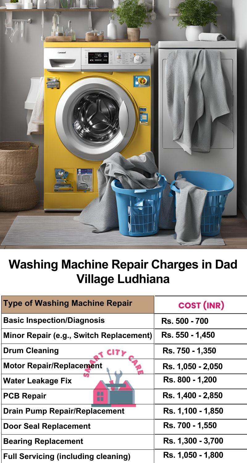 Washing Machine Repair Services Charges in  Dad Village ,Ludhiana 