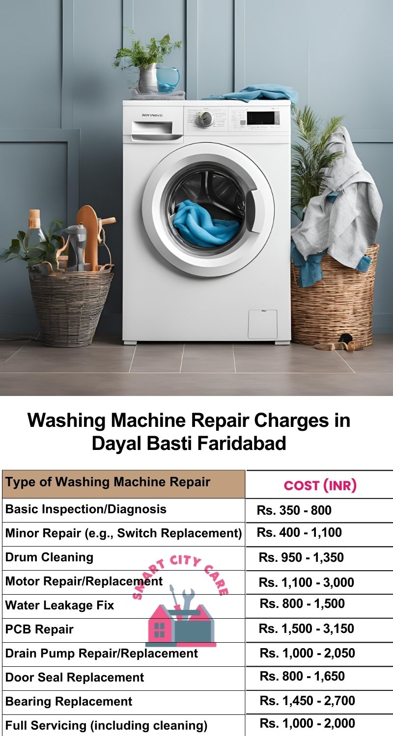Washing Machine Repair Services Charges in Dayal Basti ,Faridabad