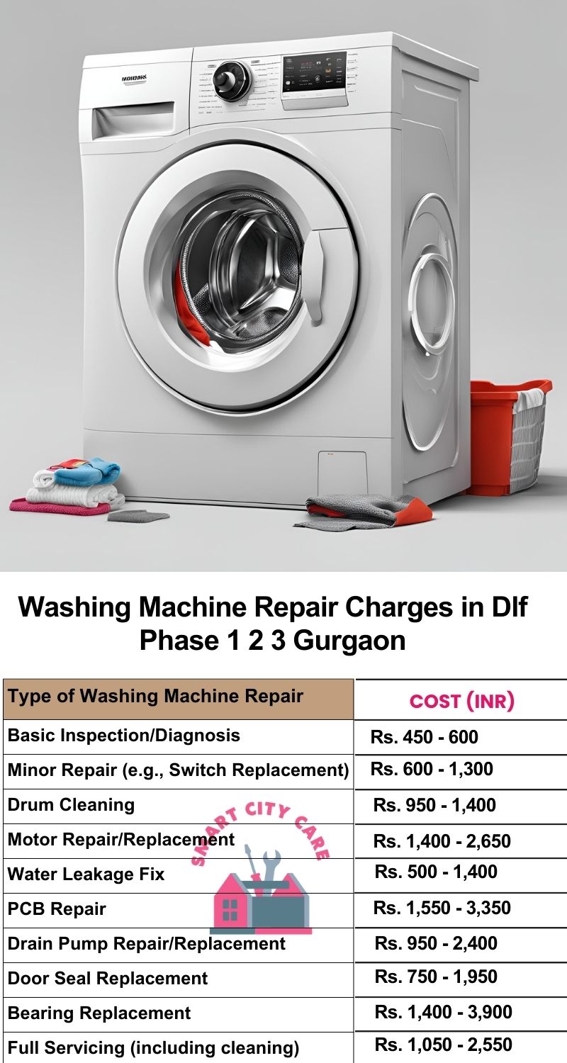 Washing Machine Repair Services Charges in  Dlf phase 1 2 3 ,Gurgaon 