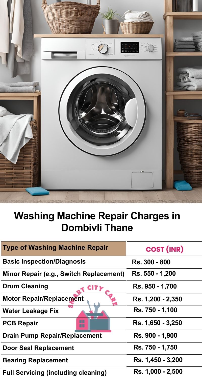 Washing Machine Repair Services Charges in  Dombivli ,Thane 
