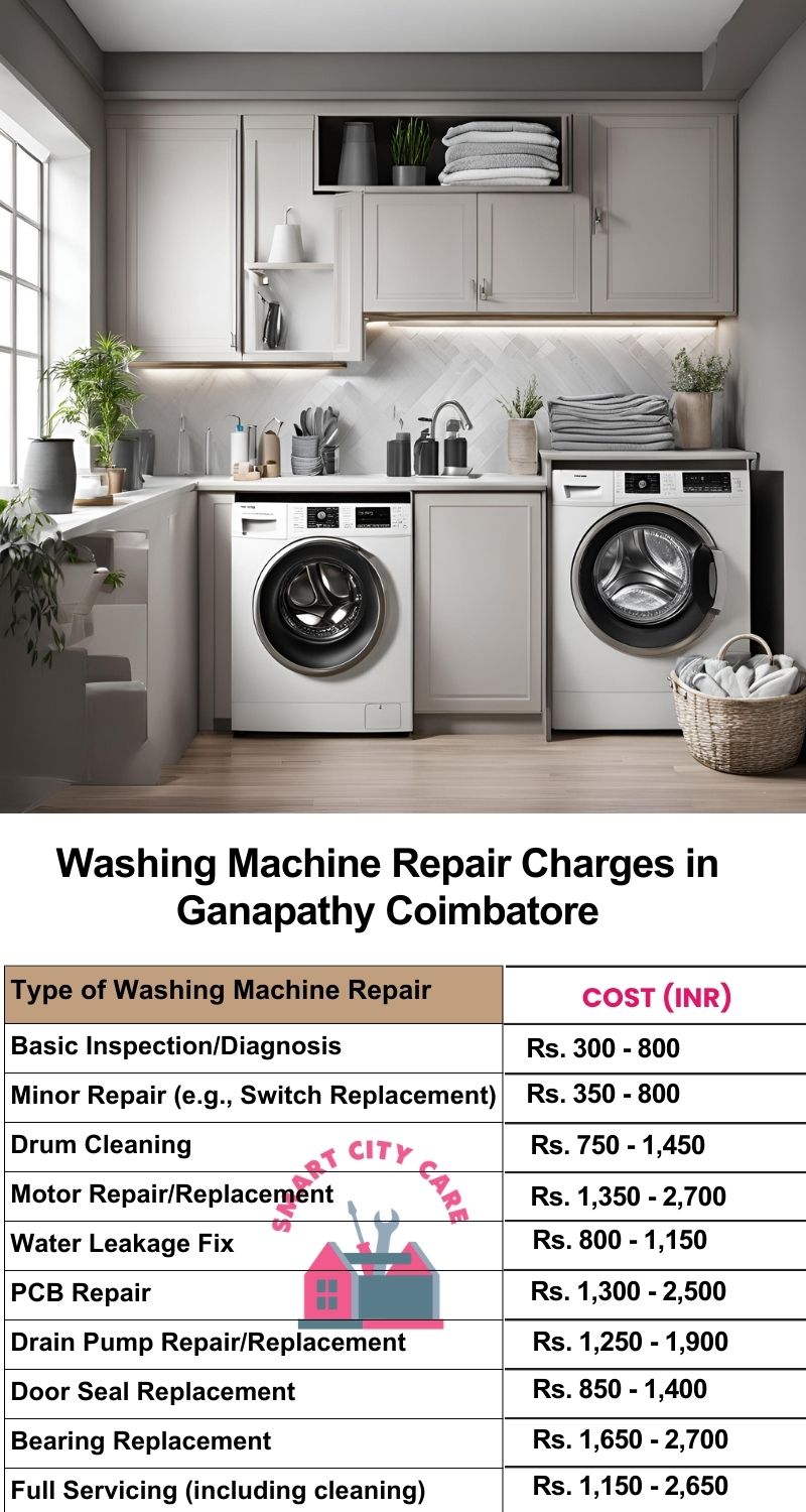 Washing Machine Repair Services Charges in  Ganapathy ,Coimbatore 