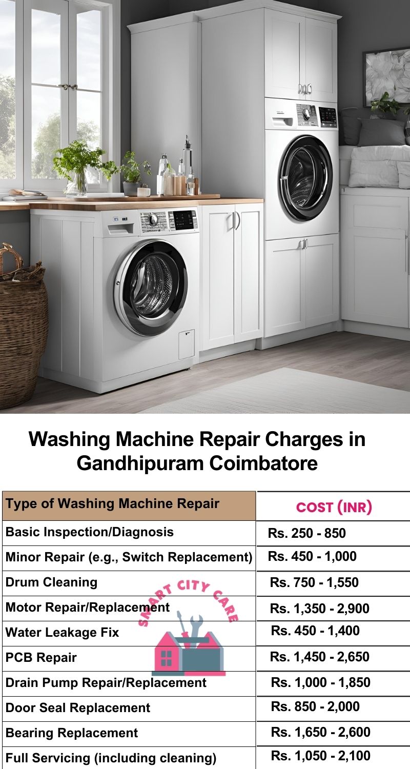 Washing Machine Repair Services Charges in  Gandhipuram ,Coimbatore 