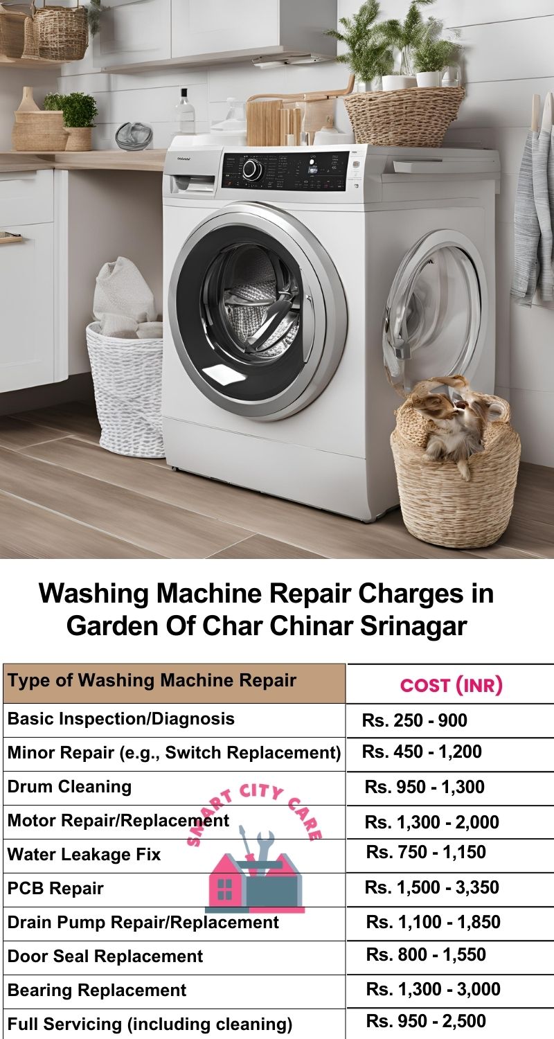 Washing Machine Repair Services Charges in  Garden Of Char Chinar ,Srinagar 