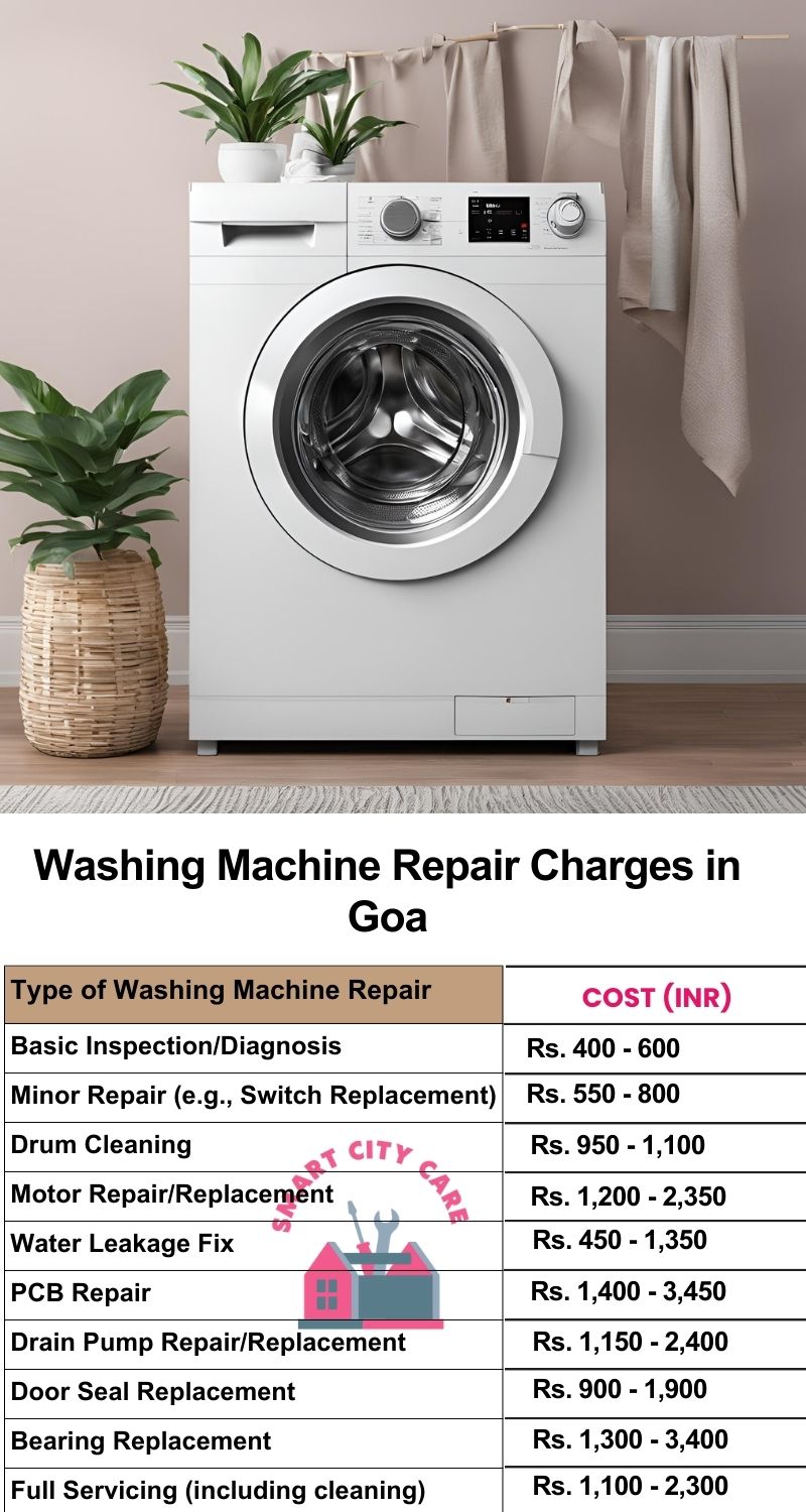 Washing Machine Repair Services Charges in Goa