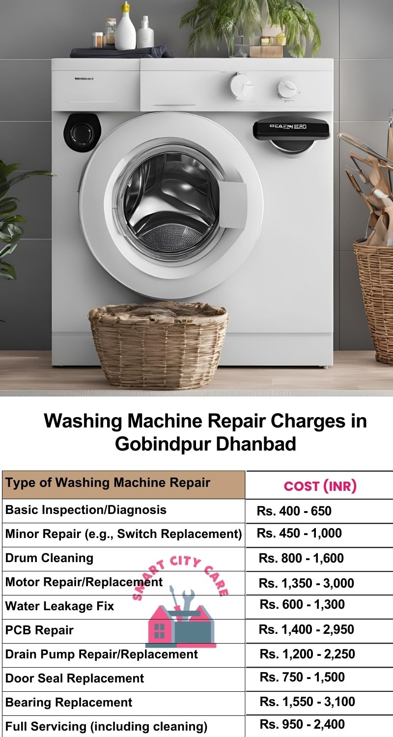 Washing Machine Repair Services Charges in Gobindpur ,Dhanbad