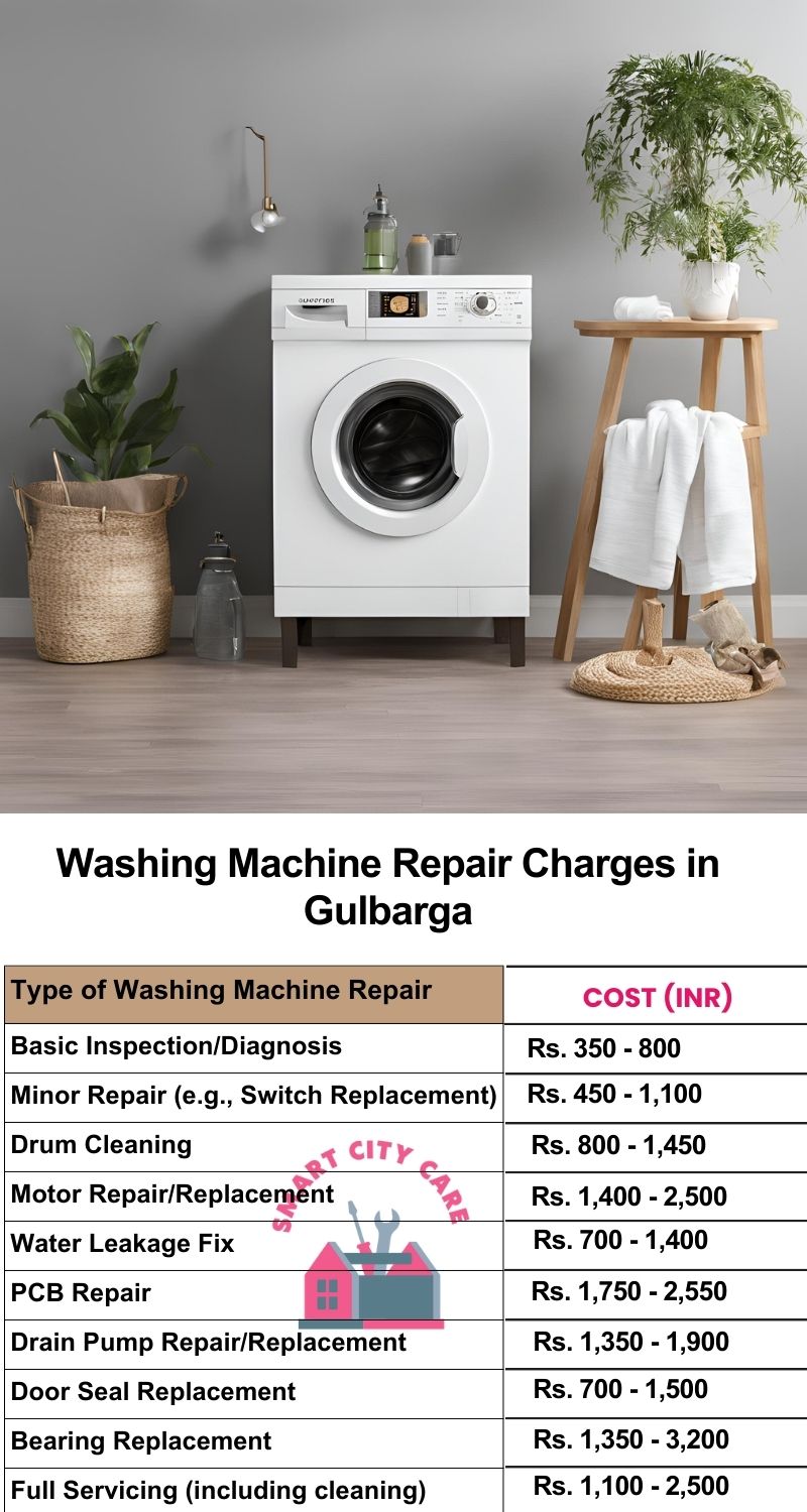 Washing Machine Repair Services Charges in Gulbarga