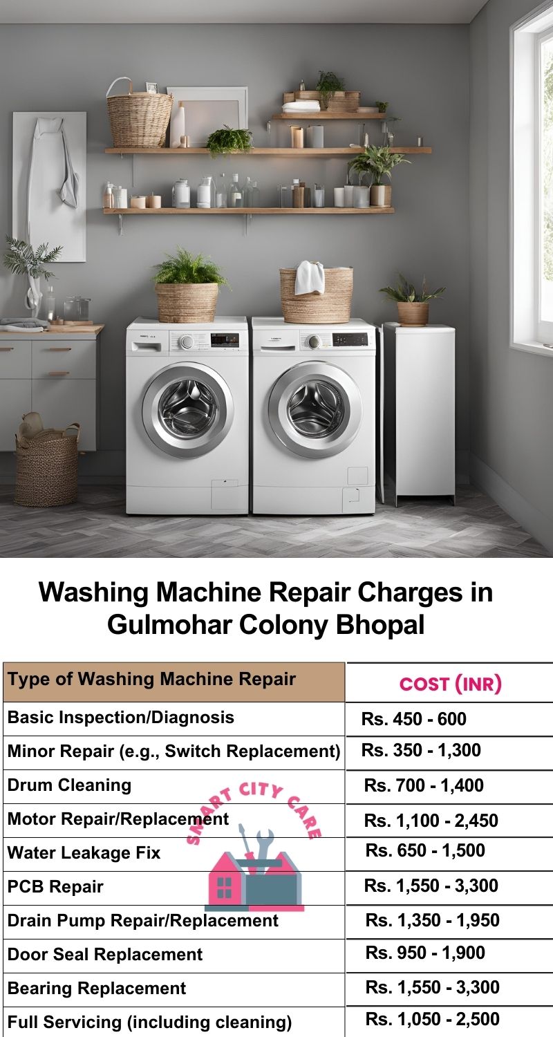 Washing Machine Repair Services Charges in  Gulmohar Colony ,Bhopal 