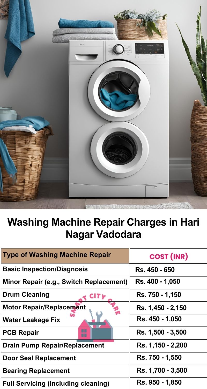 Washing Machine Repair Services Charges in  Hari Nagar ,Vadodara 