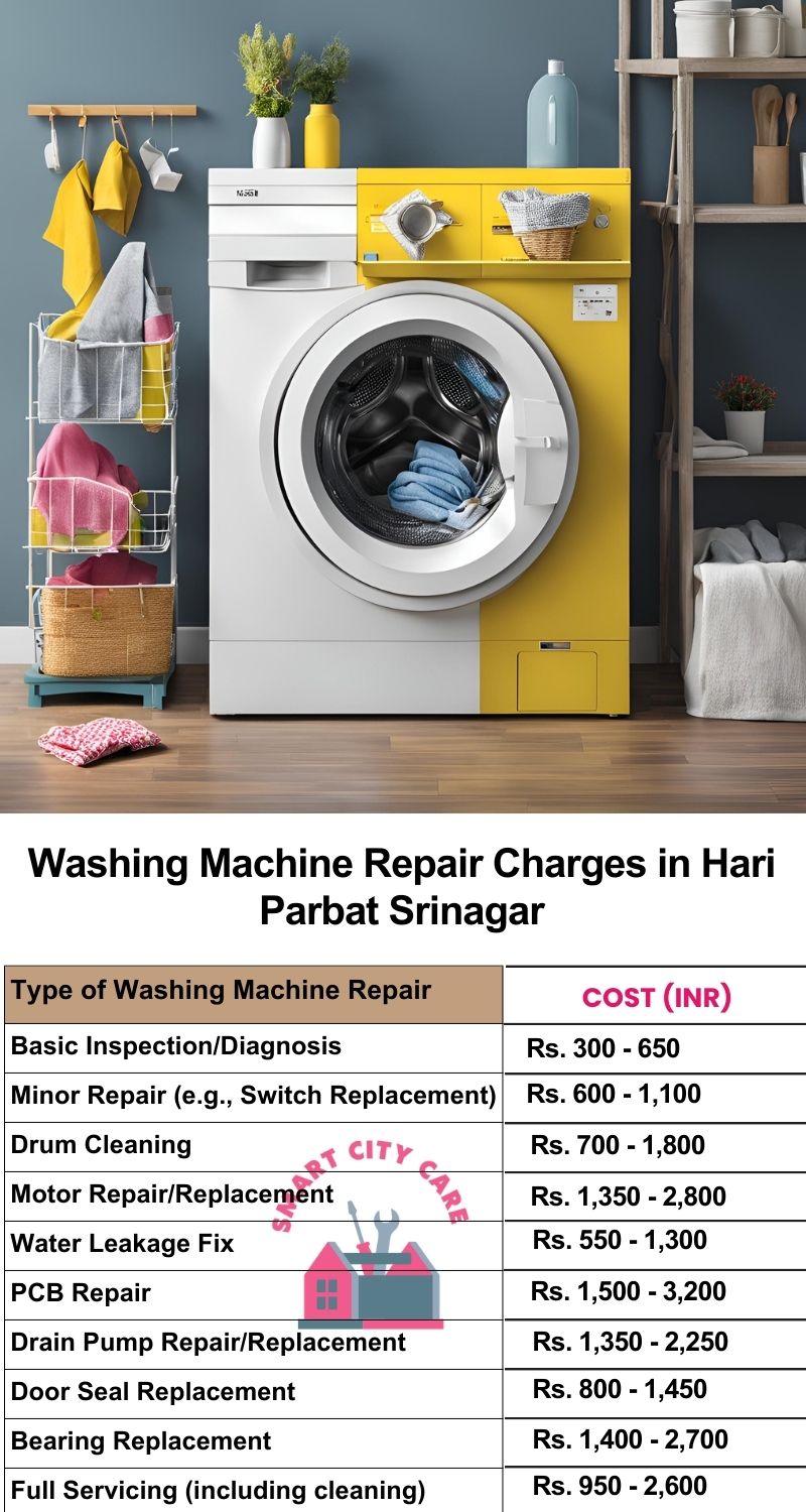 Washing Machine Repair Services Charges in  Hari Parbat ,Srinagar 